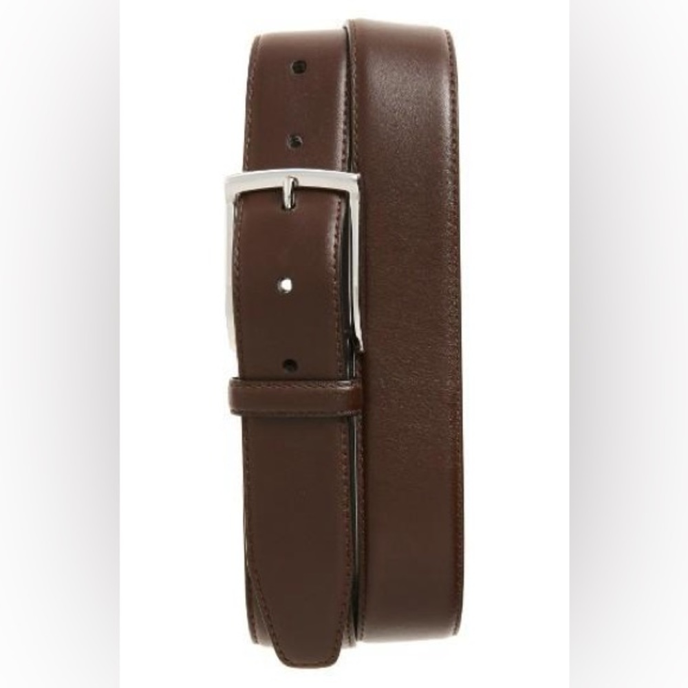 Monte Rosso 32 Belt in dark chestnut brown